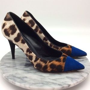 Giuseppe Zanotti Women's Pony Hair and Suede Heels